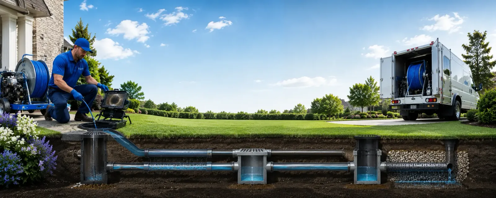 Outdoor drain cleaning information for South Plains, TX
